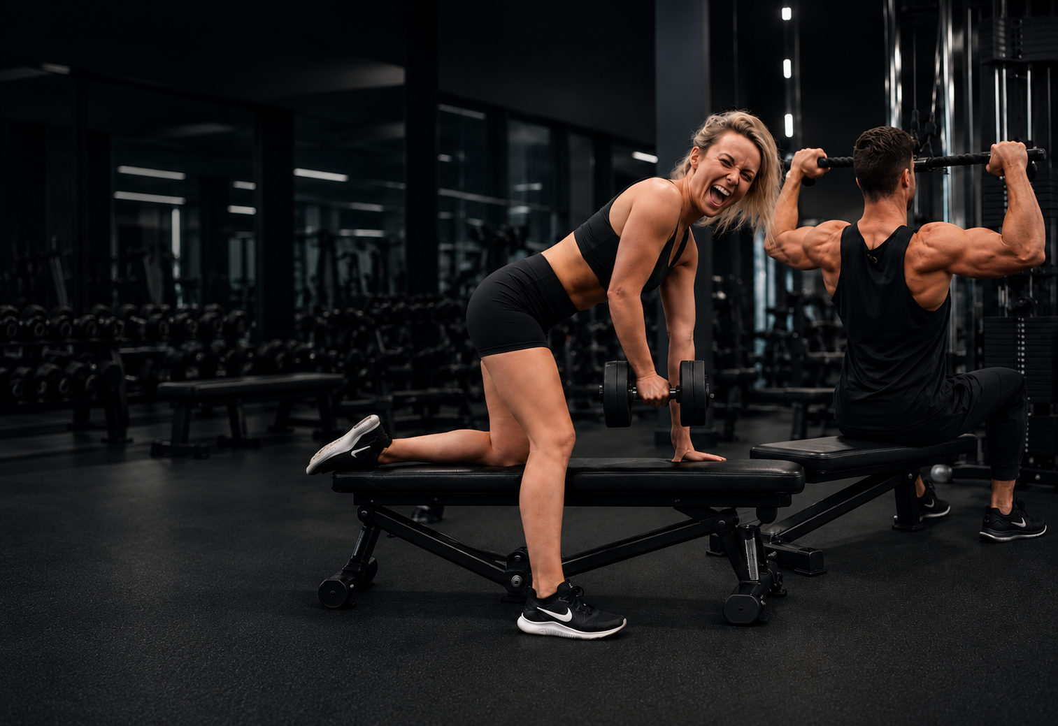 Members training at Forest 24/7 Fitness